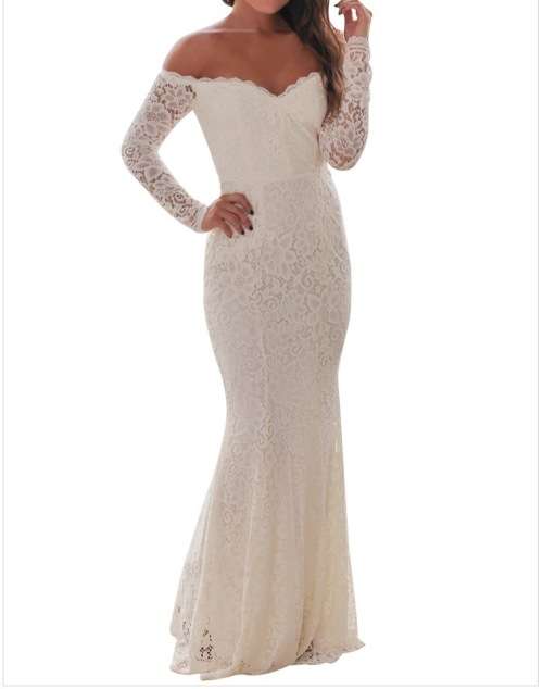 !!! NEW ARRIVED!!! STUNNING WHITE GOWN/ ELEGANT DRESS IN SIZE S TO L