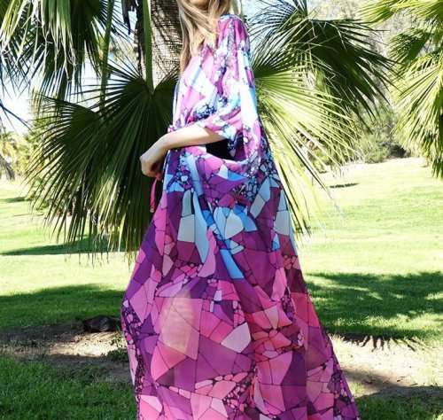 Beach Dress Purple | Cover Up