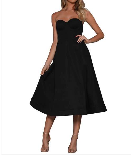 !!! NEW ARRIVAL !!! Sexy Black Dress  IN SIZE M TO L