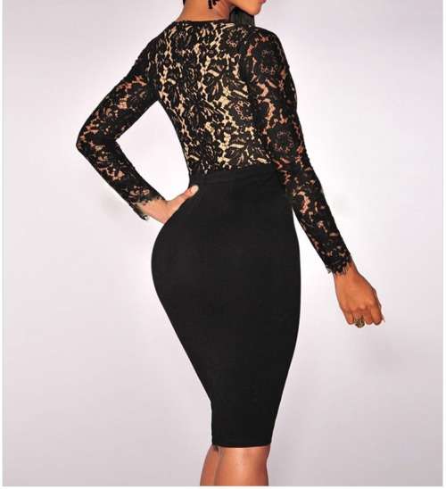 !!! NEW ARRIVED!!! BEAUTIFUL LONG SLEEVE DRESS/ PARTY DRESS IN SIZE L