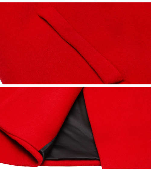 !!! NEW ARRIVED!!! FASHIONABLE LUXURY WOOLEN COAT IN SIZE M