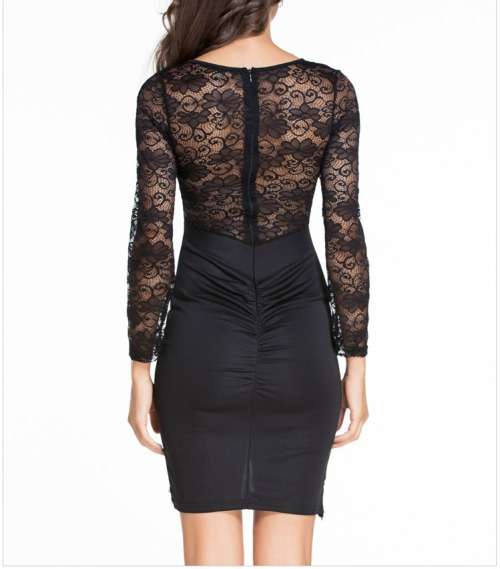 Black Short Lace Dress