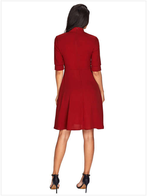 Red Bow Tie Dress in size 30