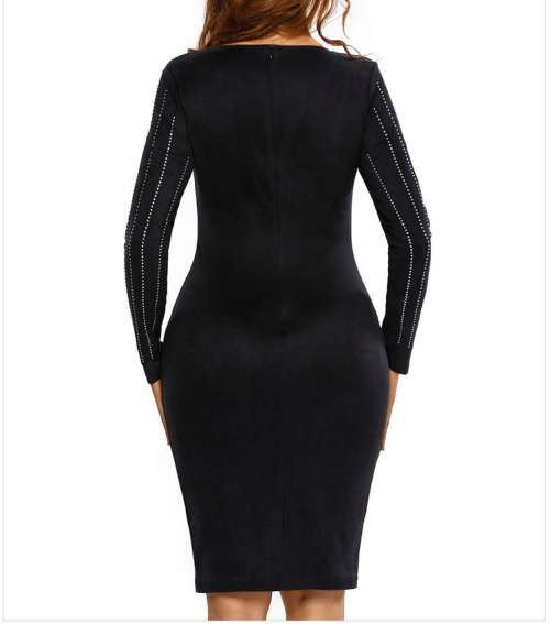 !!! NEW ARRIVED!!! BEAUTIFUL BLACK  WARM DRESS IN SIZE M,L
