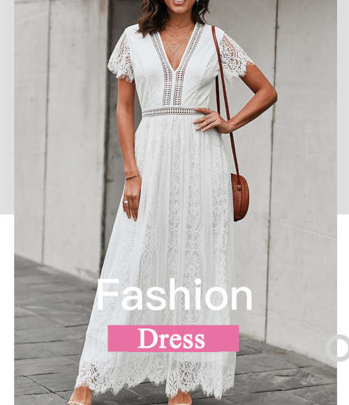 Elegant White Dress in size M