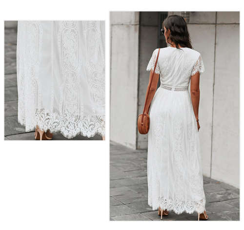Elegant White Dress in size M