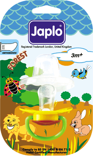 Japlo Specialist Pacifiers- FOREST THEMES
