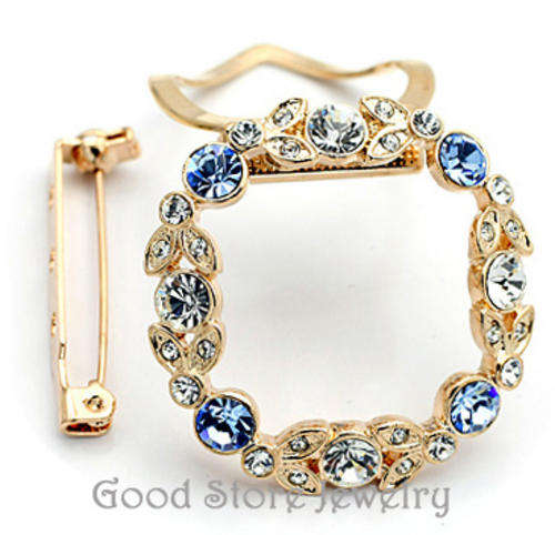 Gorgeous Fashion Brooch in 18k Gold Clad