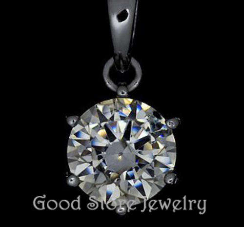 STUNNING ENGAGEMEN 1.50ct PENDANT IN PURE 925 STERLING SILVER