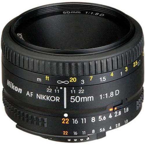 Nikon 50mm f/1.8D AF Nikkor Lens for Nikon Digital SLR Cameras