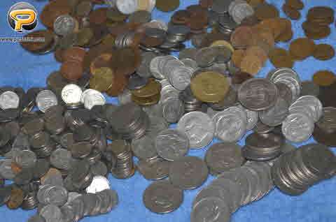 BAG OF OLD S.A AND OTHER COUNTRIES COINS