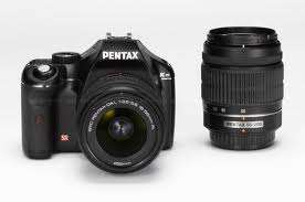 pentax digital slr camera K-M, + 18-55mm lens,memory card