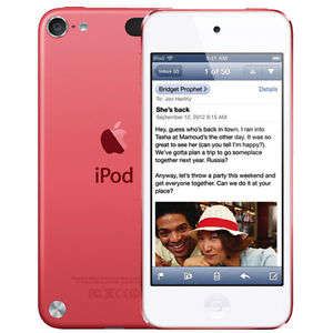 ipod touch 5th geration--pink and white--