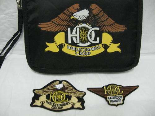 HARLEY DAVIDSON BADGES AND SACHET