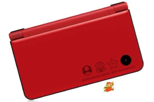 DSI XL LIMITED EDITION 25TH Super mario edition console and game