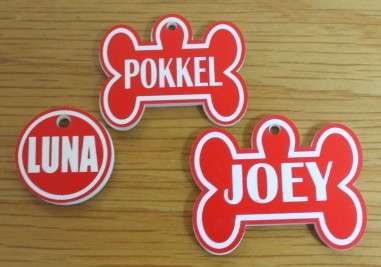 PET TAGS WITH FREE ENGRAVING