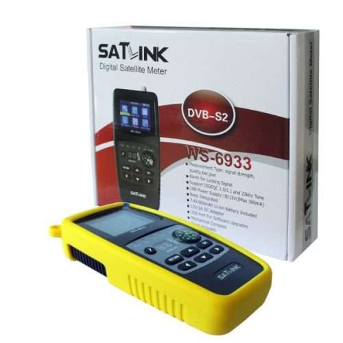 Satlink WS-6933 DVB-S2 FTA CandKU Band Digital Satellite Meter Finder with Compass