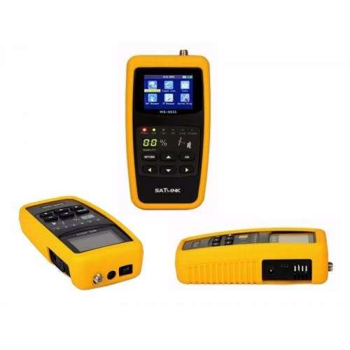 Satlink WS-6933 DVB-S2 FTA CandKU Band Digital Satellite Meter Finder with Compass