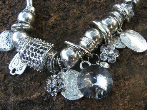 TIBETAN SILVER CHARM NECKLACE
