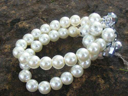 STUNNING!!!! DOUBLE STRAND PEARL BRACELET