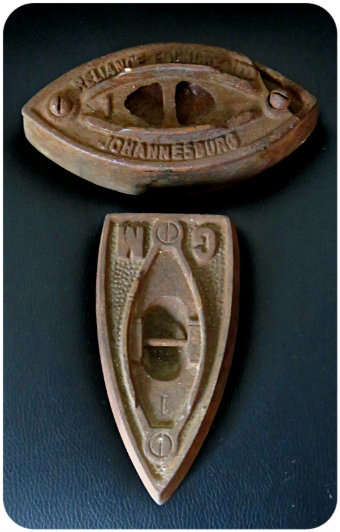 Two old irons : Postage R120