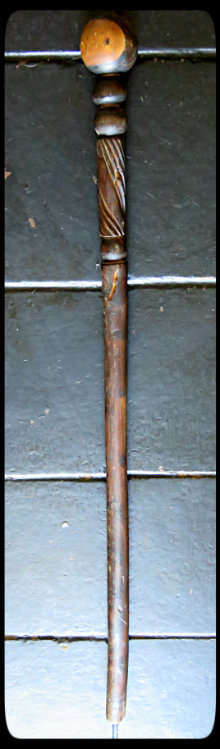 Stunning Wooden Walking Stick - Ethnic
