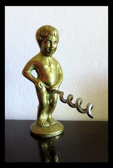 Stunning Brass Boy Corkscrew - Collectable