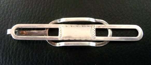A Tie Pin with Old Silver Marking (Crown / Cross) - Area on it to Inscribe name***