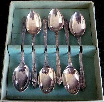 Six EPNS Apostle Teaspoons in Original Box - Lovely Gift***