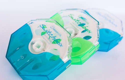 Omnispool Three Switch Combo fishing fly line travel storage protection spool for use w rod and reel