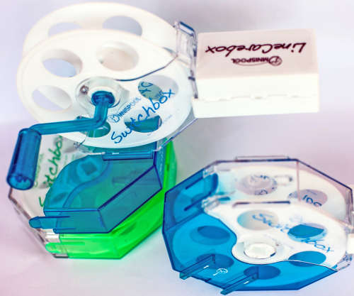 Omnispool Four Switch Combo fishing fly line travel storage protection spool for use w rod and reel