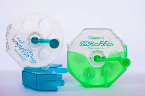 Switchbox by Omnispool -  fishing fly line travel storage protection spool for use w rod and reel