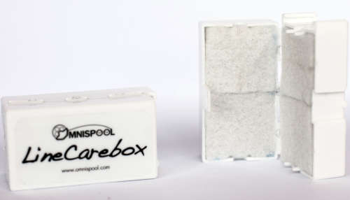 LineCarebox by Omnispool - fishing fly line travel storage protection spool for use w rod and reel