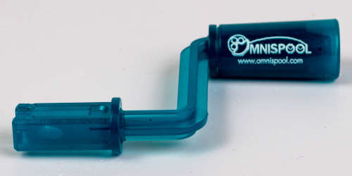 Crank Handle by Omnispool - fishing fly line travel storage protection spool for use w rod and reel