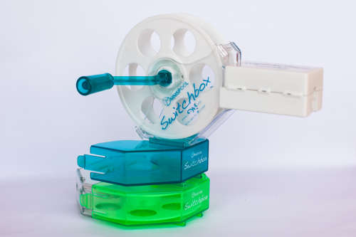 Crank Handle by Omnispool - fishing fly line travel storage protection spool for use w rod and reel