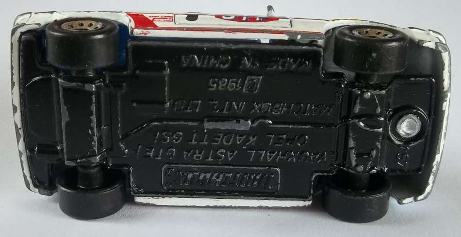 MATCHBOX Lesney Superfast Opel Kadett GSi Made in 1985 Vintage Track car Model Car