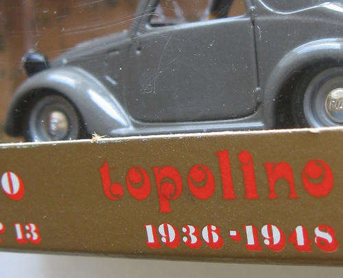 BOXED Brumm Fiat 500 Topolino HP 13 1936 - 1948 Made in Italy - Vintage
