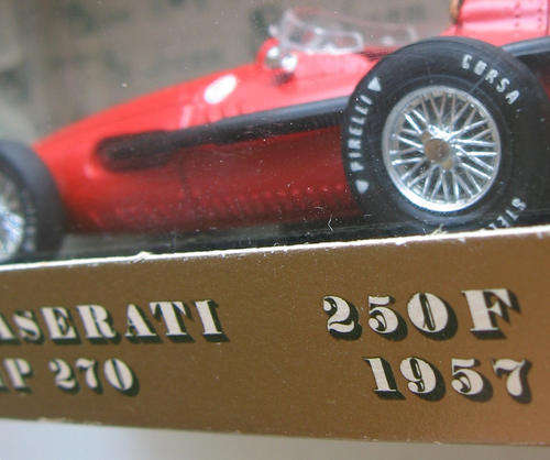 BOXED Brumm Maserati 250F 1957 HP 270 - JUAN MANUEL FANGIO - Made in Italy FORMULA 1