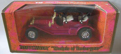 MATCHBOX Lesney Models Of Yesteryear Y-12 1909 Thomas Flyabout