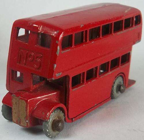 MATCHBOX Lesney 1-75 Series Regular Wheels MOKO #5 London Bus (52mm) 61 years old!