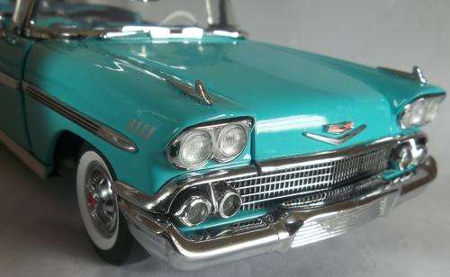 DANBURY MINT 1958 Chevrolet Impala 1/24 SCALE BOXED HUGE DETAILED MODEL