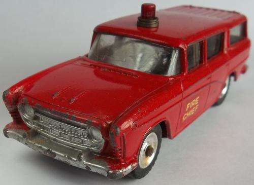 Dinky Nash Rambler Fire Chief 1968 Made in England Vintage Die Cast
