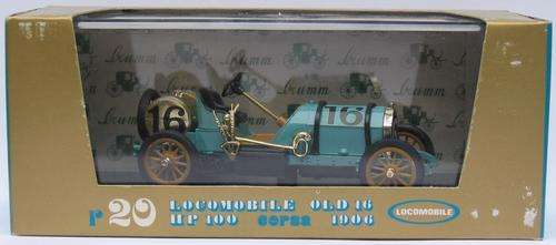BRUMM Locomobile Old 16 HP 100 Corsa 1906 (Die Cast) MINT & BOXED - ITALY