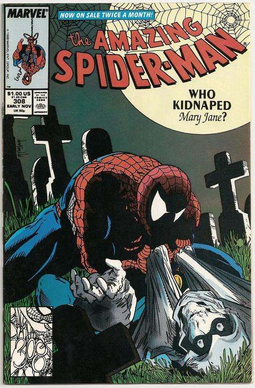THE AMAZING SPIDERMAN COMIC #308 Marvel Comics Spider Man spider-man