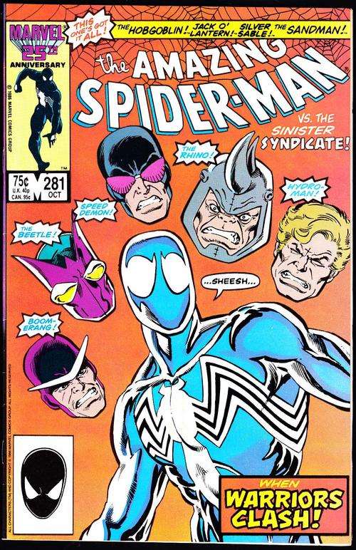 THE AMAZING SPIDERMAN COMIC #281(1986) Marvel Comics Spider Man spider-man