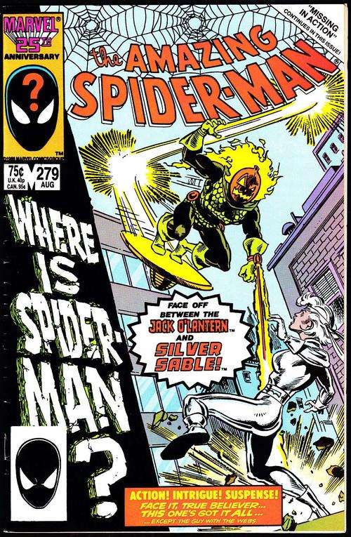 THE AMAZING SPIDERMAN COMIC #279 (1986) Marvel Comics Spider Man spider-man