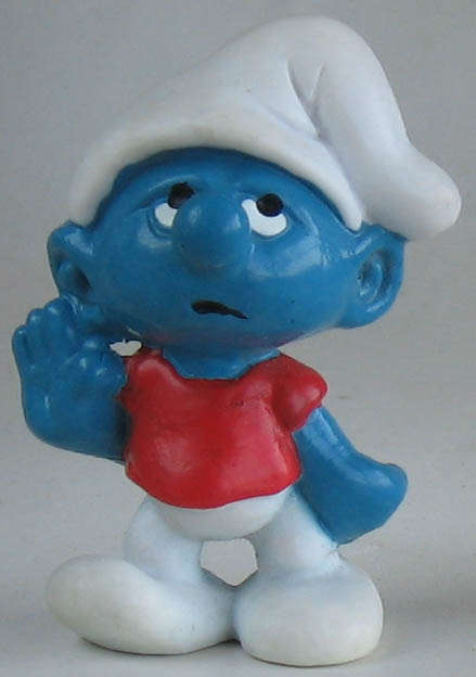 SLOUCHY SMURF 1990's -  Smurfs Peyo Schleich SsSsSsSsMmMmmuuuurrrrrrrrfffffffffffssssssssssss