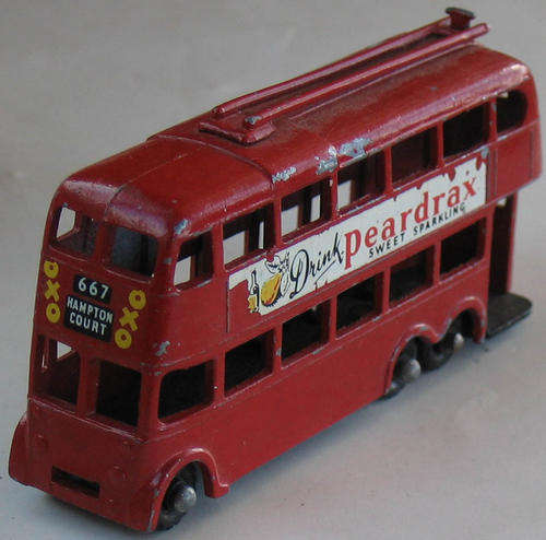 MATCHBOX Lesney 1-75 Series Regular Wheels #56 London Trolleybus 1958 MADE IN ENGLAND
