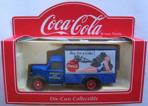 COCA COLA BOXED Lledo Promotional Model DODGE TRUCK Coca Cola - promotional made in England