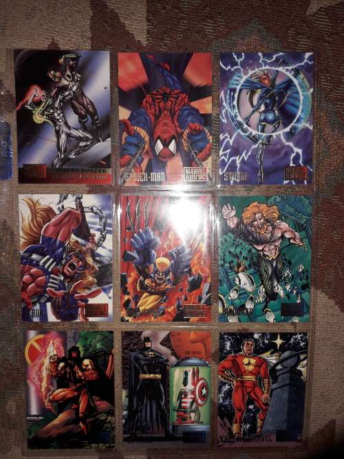 Dc vs Marvel Trading cards.
